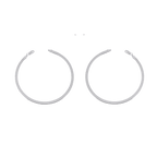 Premium 92.5 Silver flat-link anklets with a polished mirror-like finish and sleek, wide profile design.
