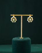 Silver Bugadi With Green StoneSilver Bugadi With Green Stone