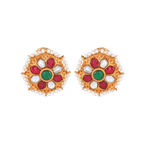 Victorian-Inspired Gold Plated Silver StudsVictorian-Inspired Gold Plated Silver Studs