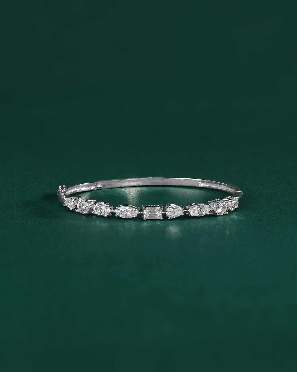 Statement Multi-Cut Cubic Zirconia Tennis Bracelet in 92.5 SilverStatement Multi-Cut CZ Tennis Bracelet