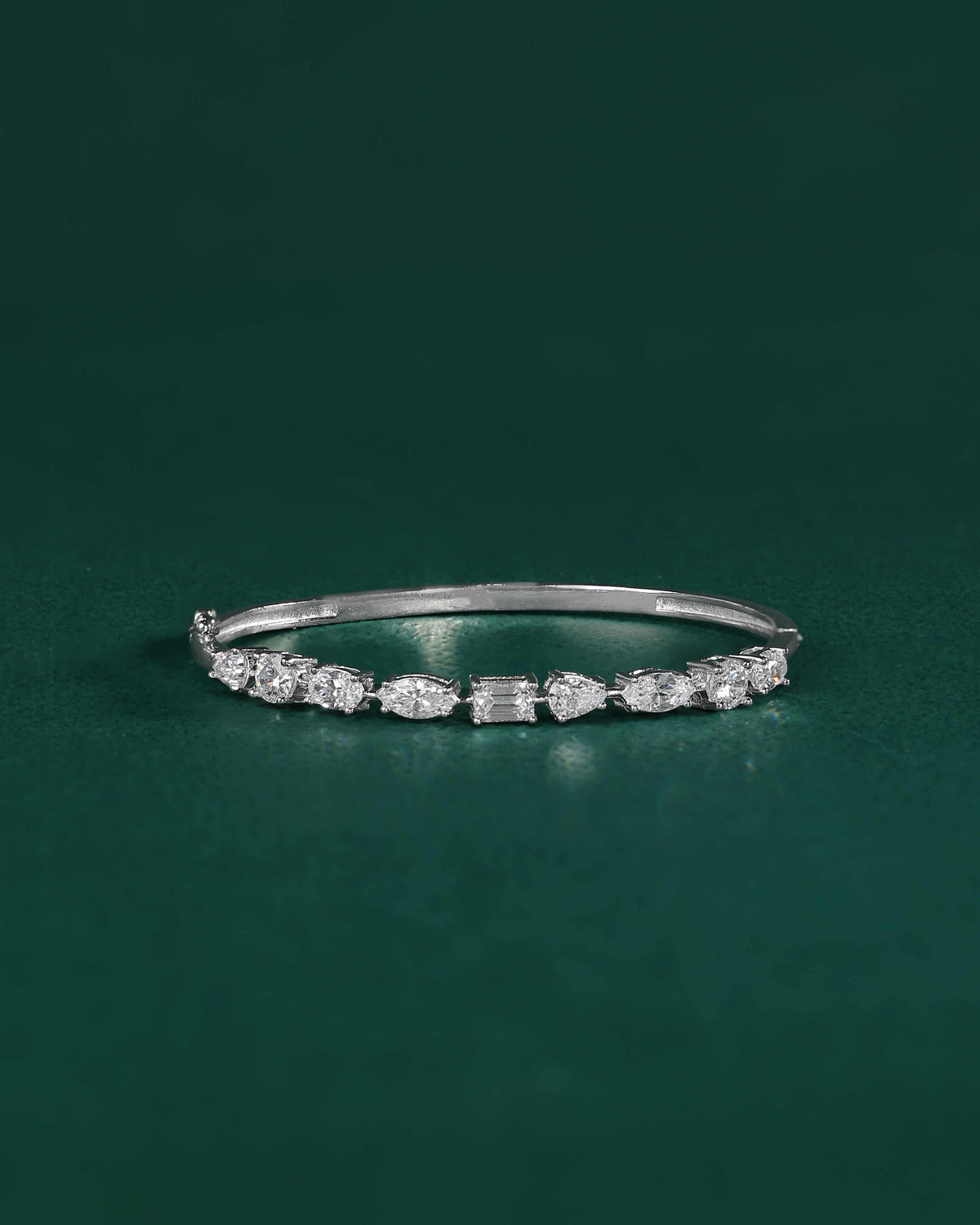 Statement Multi-Cut Cubic Zirconia Tennis Bracelet in 92.5 SilverStatement Multi-Cut CZ Tennis Bracelet