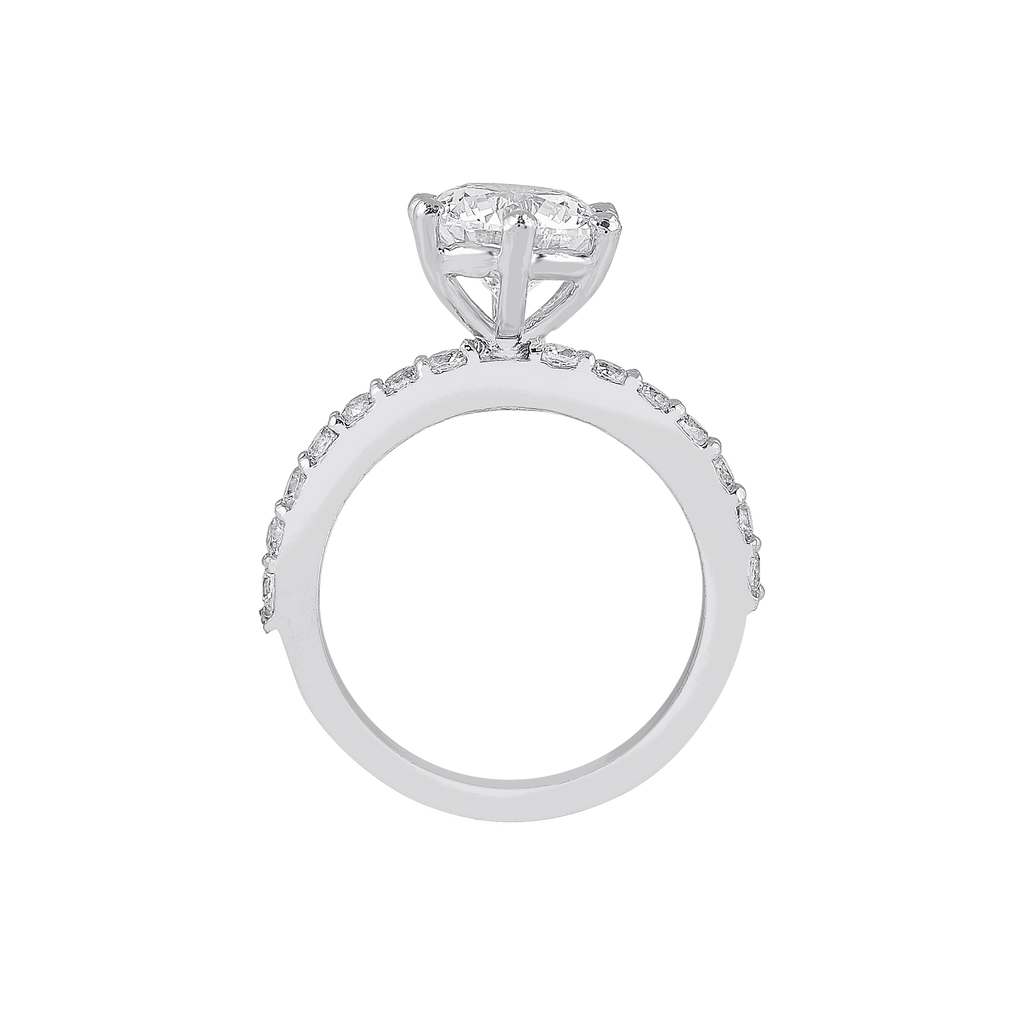 Silver Pave-Set Band RingSilver Pave-Set Band Ring