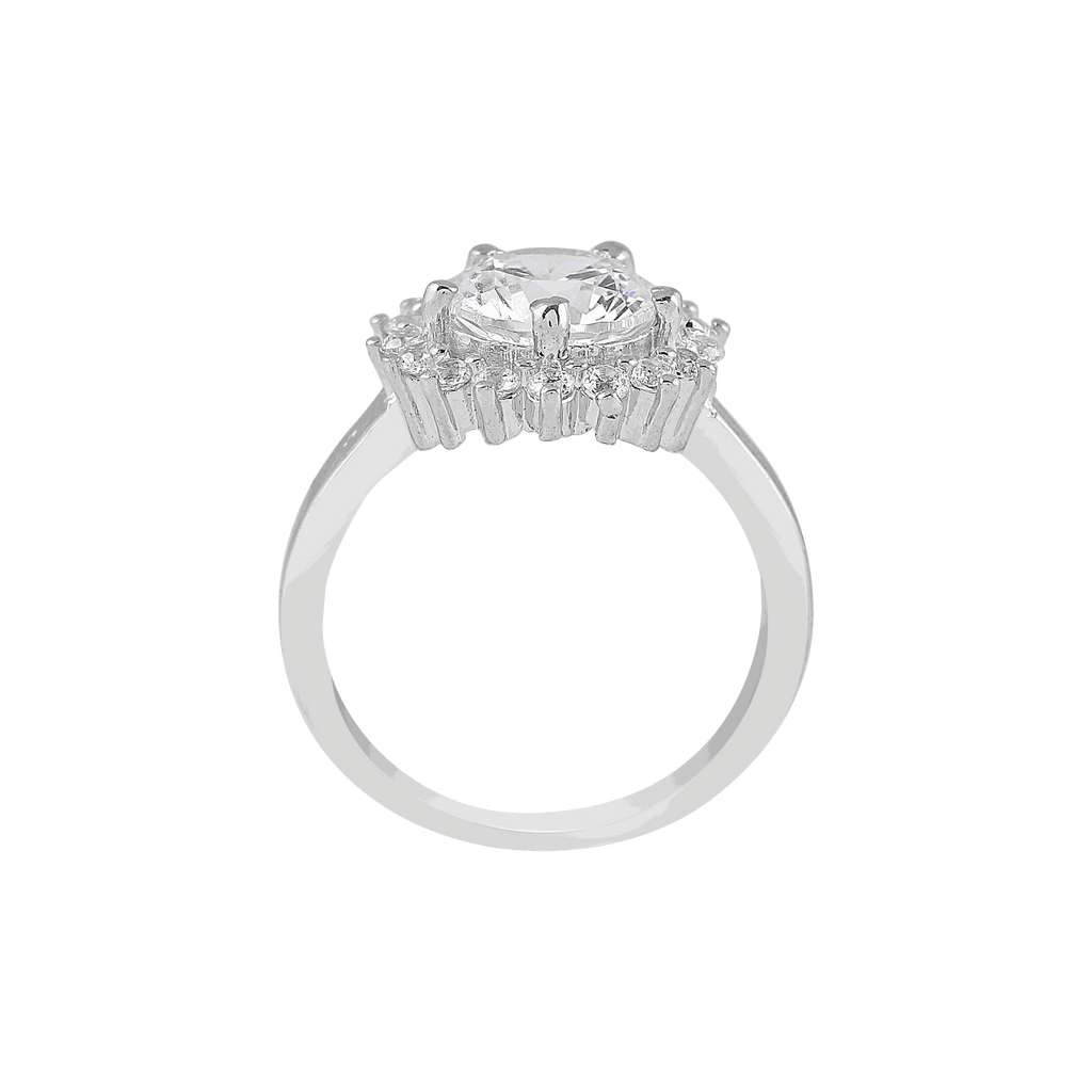 Radiant Halo Bloom 92.5 Silver RingRadiant Halo Bloom