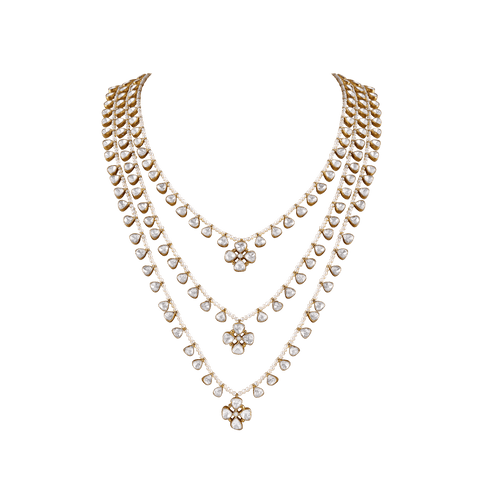 3-Layer Pearl Haram with Brilliant CZ3-Layer Pearl Haram