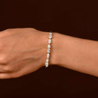 Statement Multi-Cut Cubic Zirconia Tennis Bracelet in 92.5 SilverStatement Multi-Cut CZ Tennis Bracelet