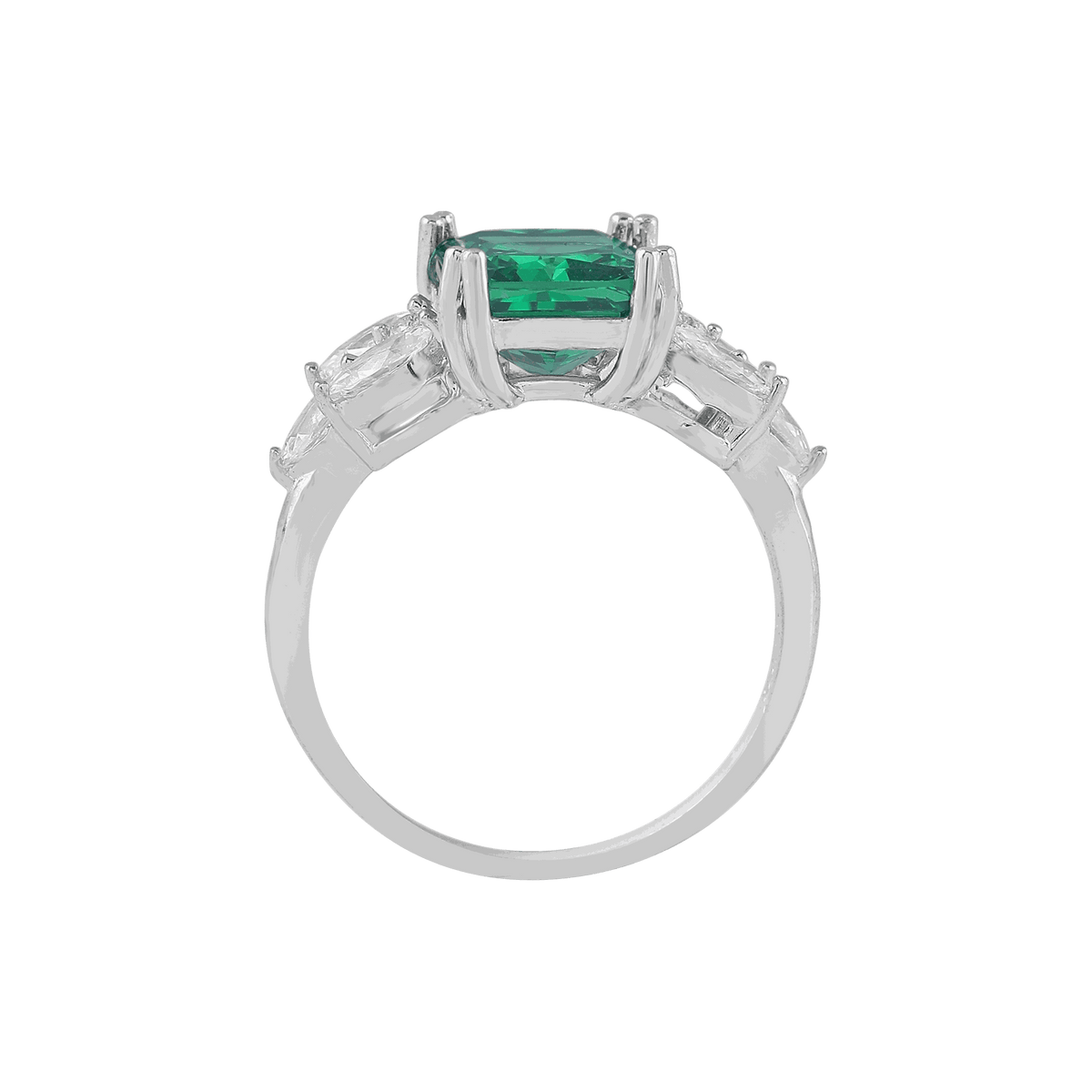 Green Stone Silver RingGreen Stone Silver Ring