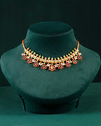 Silver Guttapusalu Short NecklaceSilver Guttapusalu Short Necklace