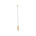 Silver Gold-Plated Heart Maang Tikka with Pearl ChainSilver Gold-Plated Heart Maang Tikka