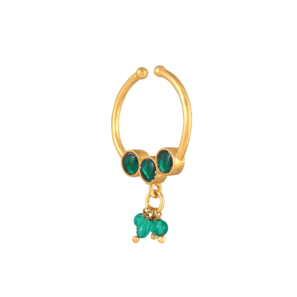 Silver Gold-Plated Nose RingSilver Gold-Plated Nose Ring