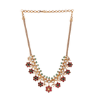 Silver Guttapusalu Short NecklaceSilver Guttapusalu Short Necklace
