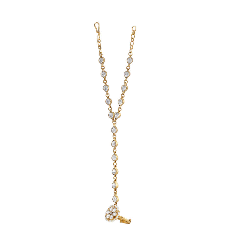 92.5 Silver Floral Haath Phool92.5 Silver Floral Haath Phool