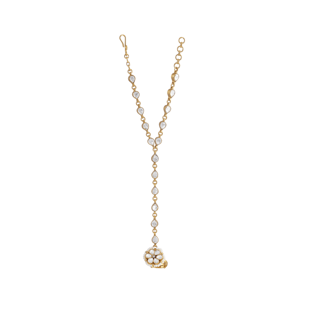 92.5 Silver Floral Haath Phool92.5 Silver Floral Haath Phool