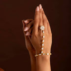 92.5 Silver Floral Haath Phool92.5 Silver Floral Haath Phool