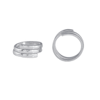 92.5 Silver Twin-Row Toe Rings92.5 Silver