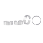 Pure 92.5 Silver Wide Band Toe RingPure 92.5 Silver