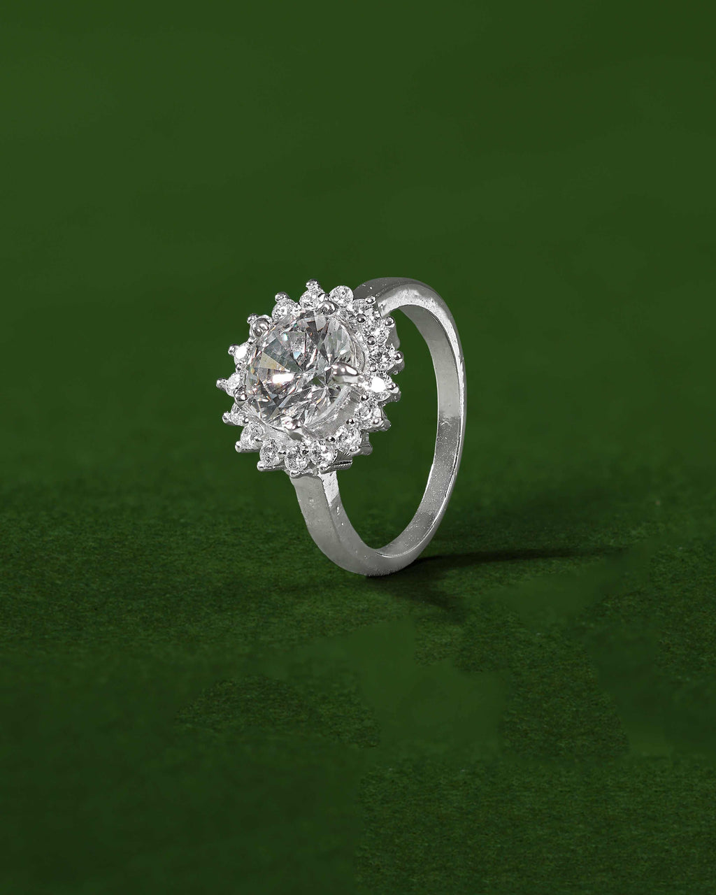 Radiant Halo Bloom 92.5 Silver RingRadiant Halo Bloom