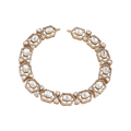 Geometric Polki Pattern Necklace in 92.5 SilverGeometric Polki Pattern Necklace