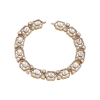 Geometric Polki Pattern Necklace in 92.5 SilverGeometric Polki Pattern Necklace