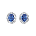 Royal Blue Sapphire-Inspired Silver StudsRoyal Blue Sapphire-Inspired