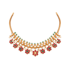 Silver Guttapusalu Short NecklaceSilver Guttapusalu Short Necklace