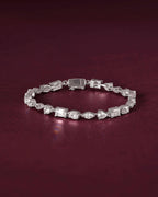 92.5 Silver Multi-Shape Tennis Bracelet92.5 Silver Multi-Shape Tennis Bracelet