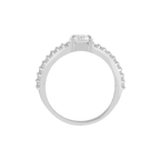 Sparkling CZ Double Band Ring in Pure 92.5 SilverSparkling CZ Double Band Ring