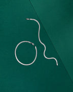 Premium 92.5 Silver Flat-Link AnkletsPremium 92.5 Silver