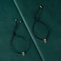 Silver Bird Charm Anklet by Tavya Jewellery - front view