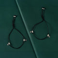 Minimalist 92.5 Silver Starfish Charm Anklets by Tavya Jewellery - front view