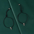 Silver Hot Air Balloon Anklet by Tavya Jewellery - front view